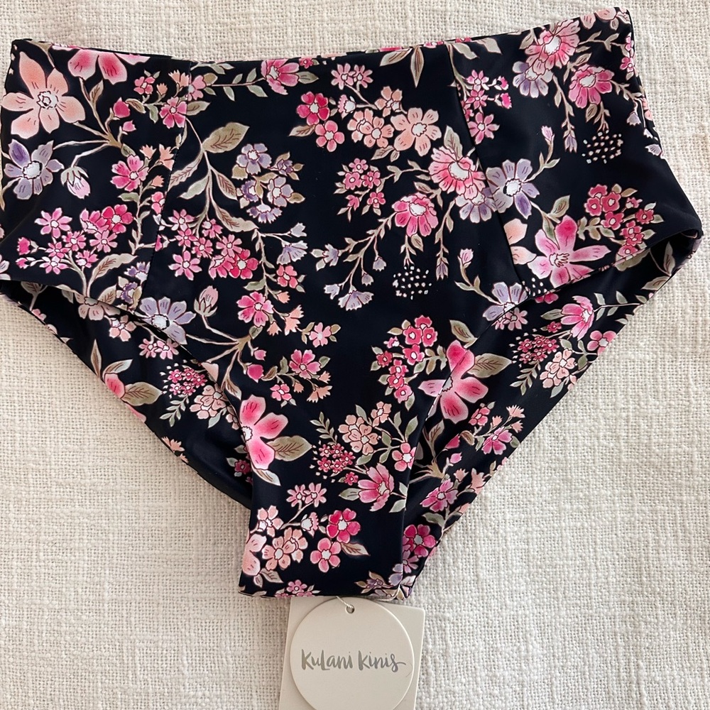 Kulani Kinis High-Waisted Bikini Bottoms